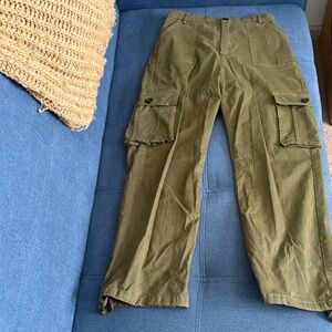 Women’s Olive Green Cargo Pants